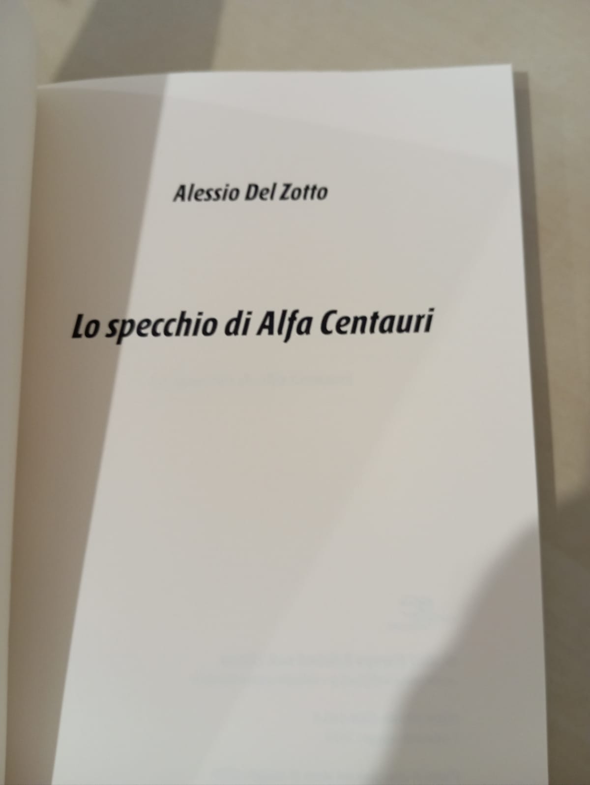 Lo specchio di Alfa Centauri.